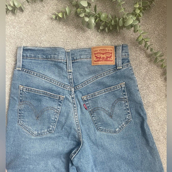 Ribcage Straight Ankle Women's Jeans 26 in Dance Around Medium Wash - Picture 12 of 12